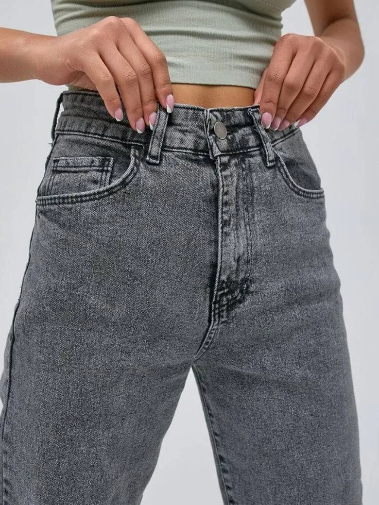 Stonewash Symphony Straight Leg Jeans