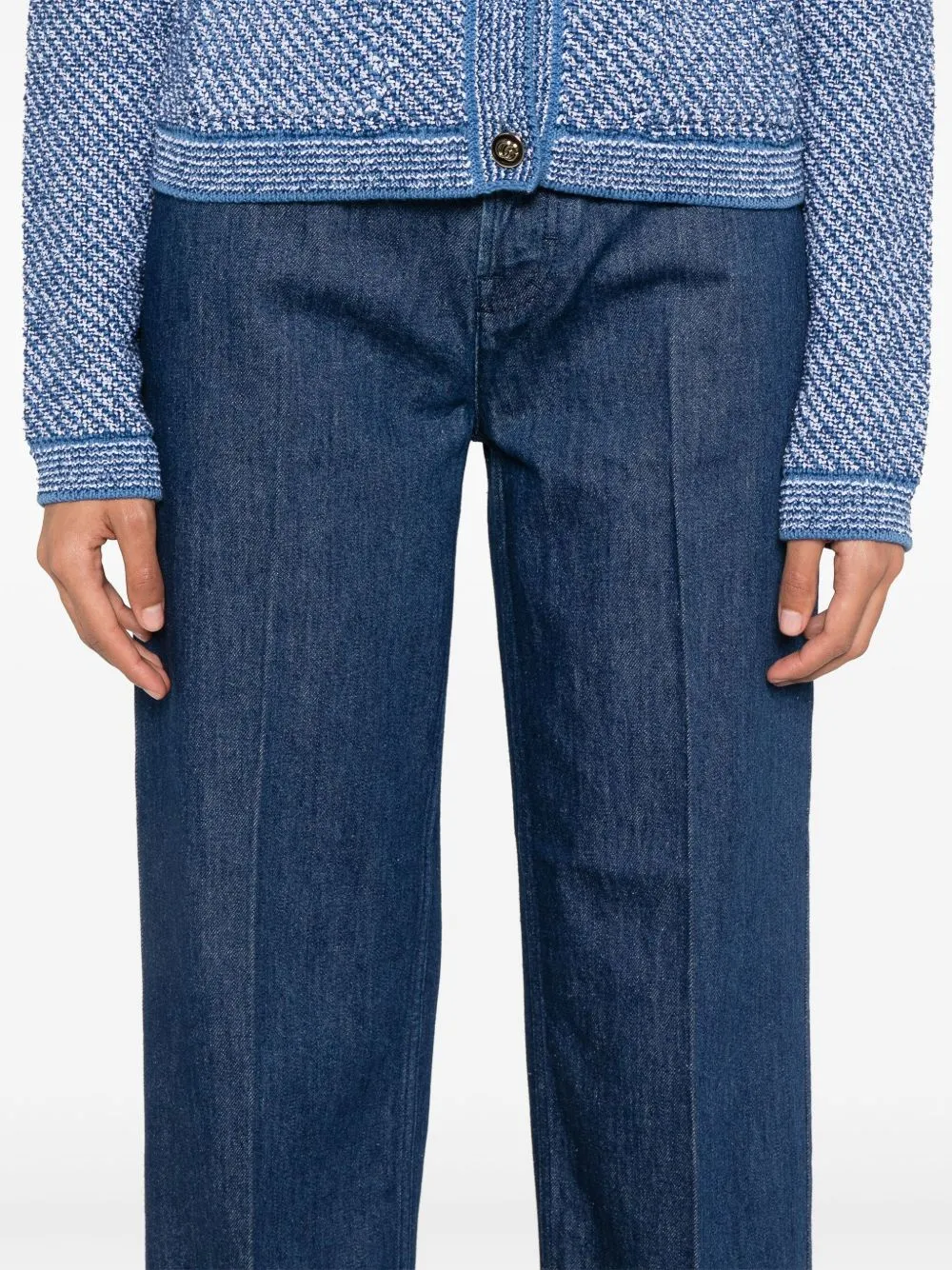 Straigh leg denim jeans