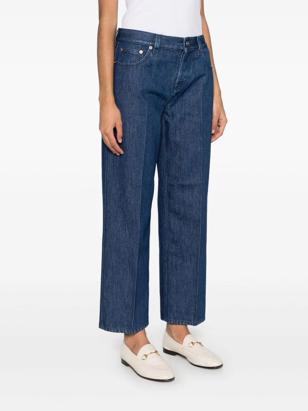 Straigh leg denim jeans