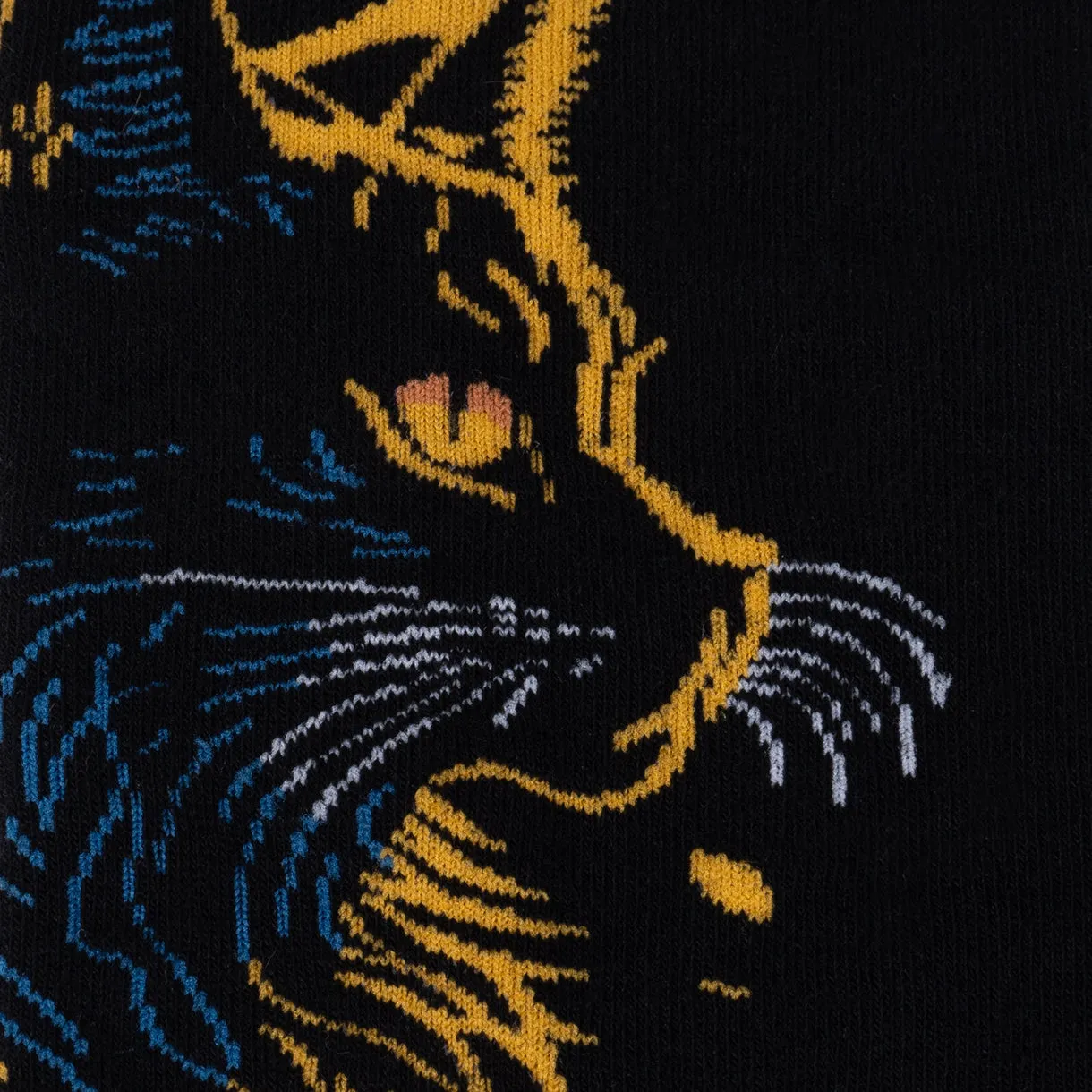 STRETCH-IT™ Night Cat - Wide Calf Knee Highs by Sock it to Me
