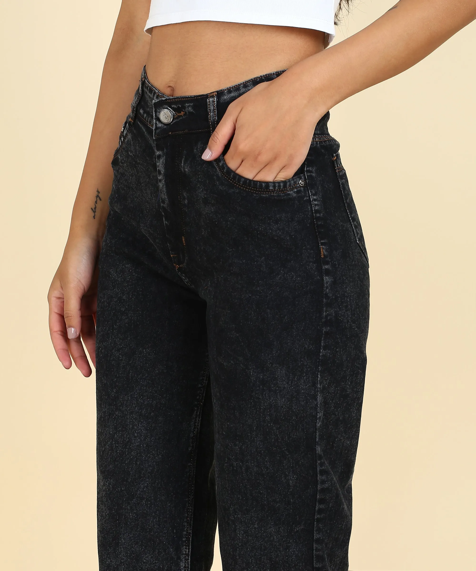 Stretchy Stride Stonewash Jeans