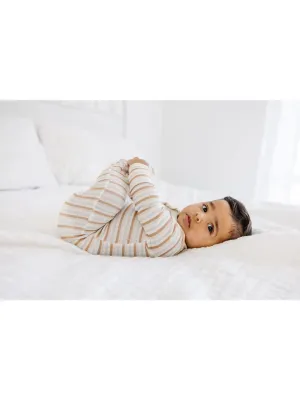 Stripe Rib Footie Sleeper