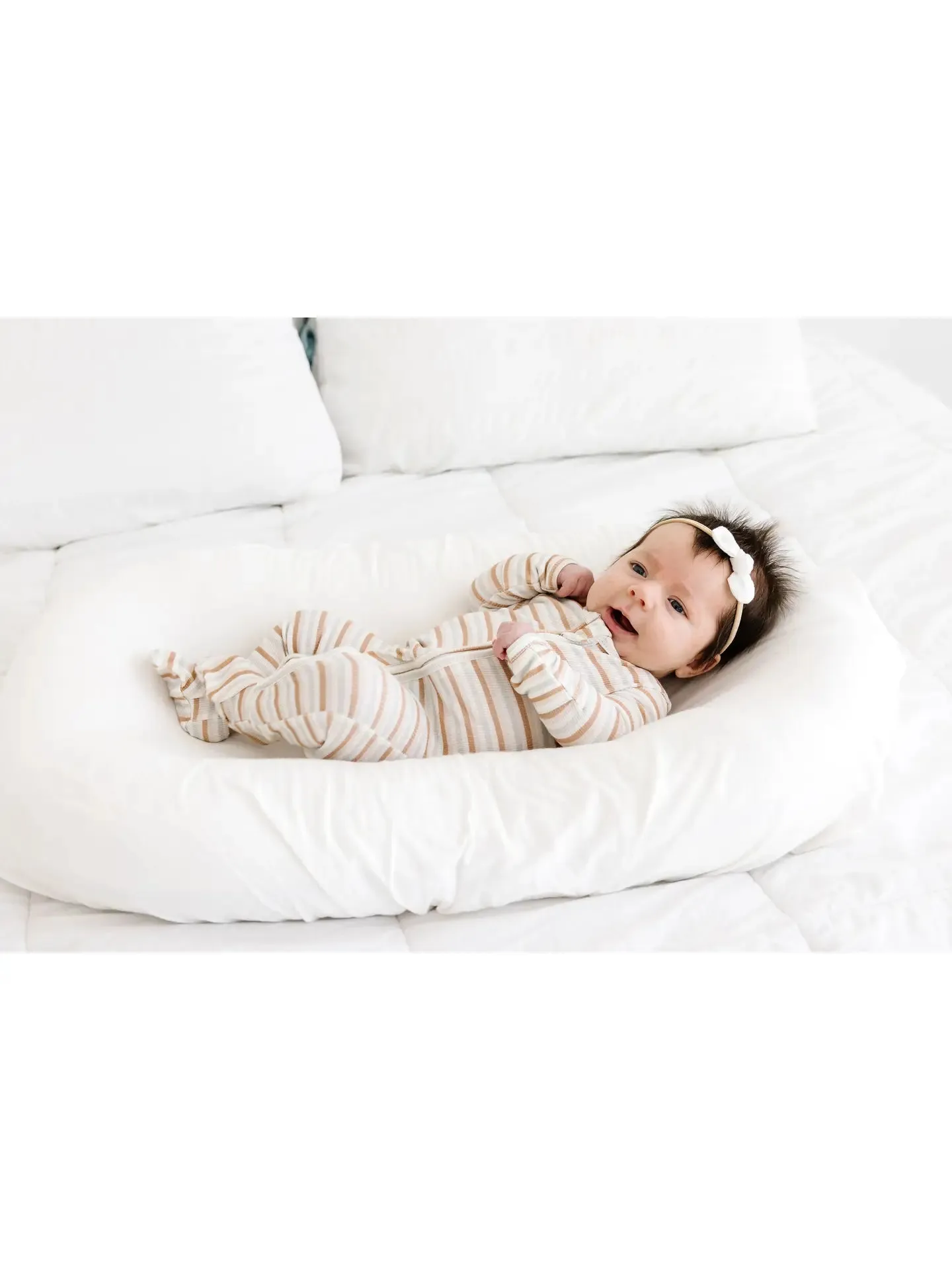 Stripe Rib Footie Sleeper