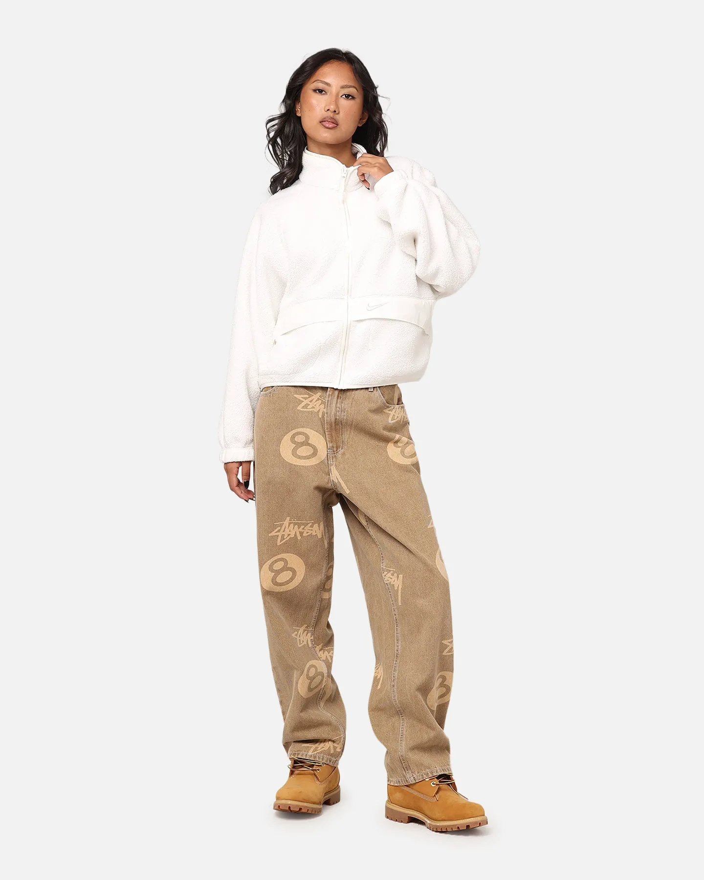 Stussy Stock 8 Ball Jeans Tan Denim