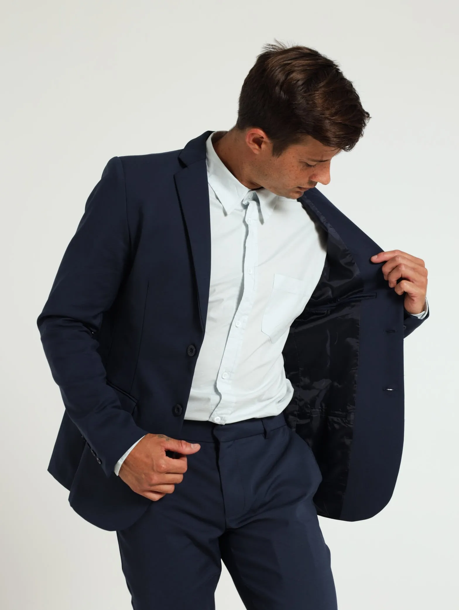 Suit Jacket - Navy