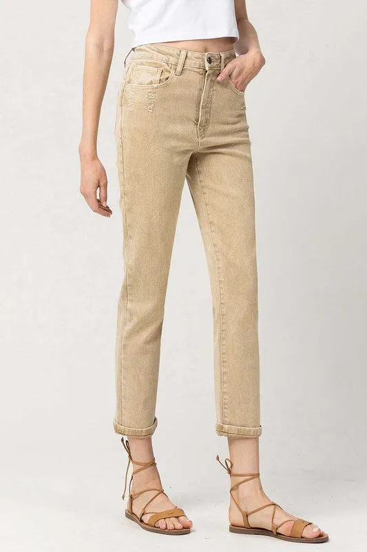 SUPER HIGH RISE MOM JEANS