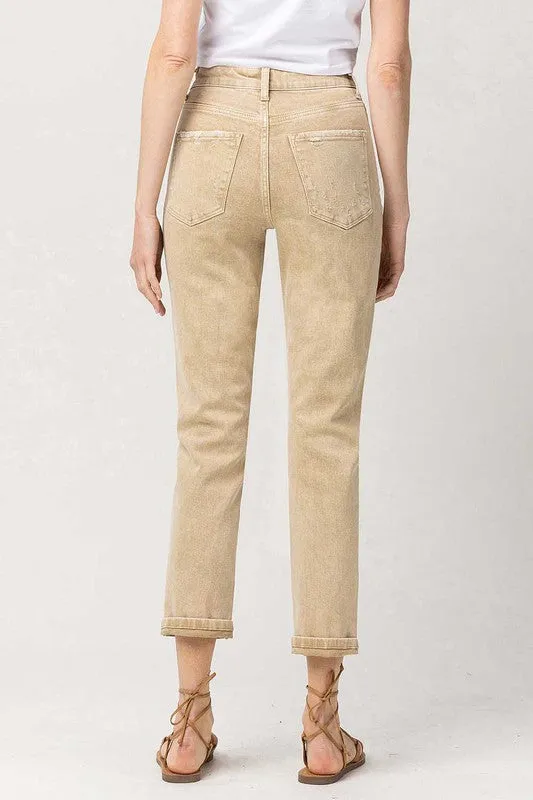 SUPER HIGH RISE MOM JEANS