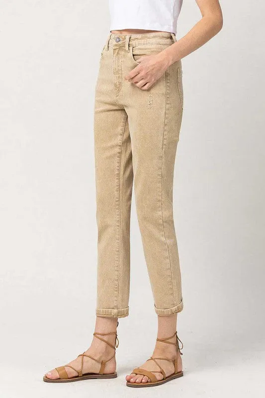 SUPER HIGH RISE MOM JEANS