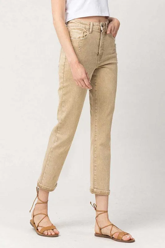 SUPER HIGH RISE MOM JEANS