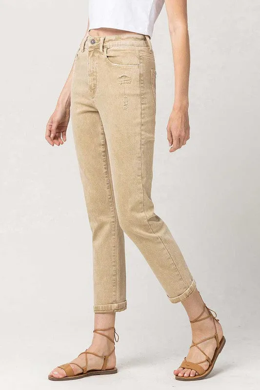 SUPER HIGH RISE MOM JEANS