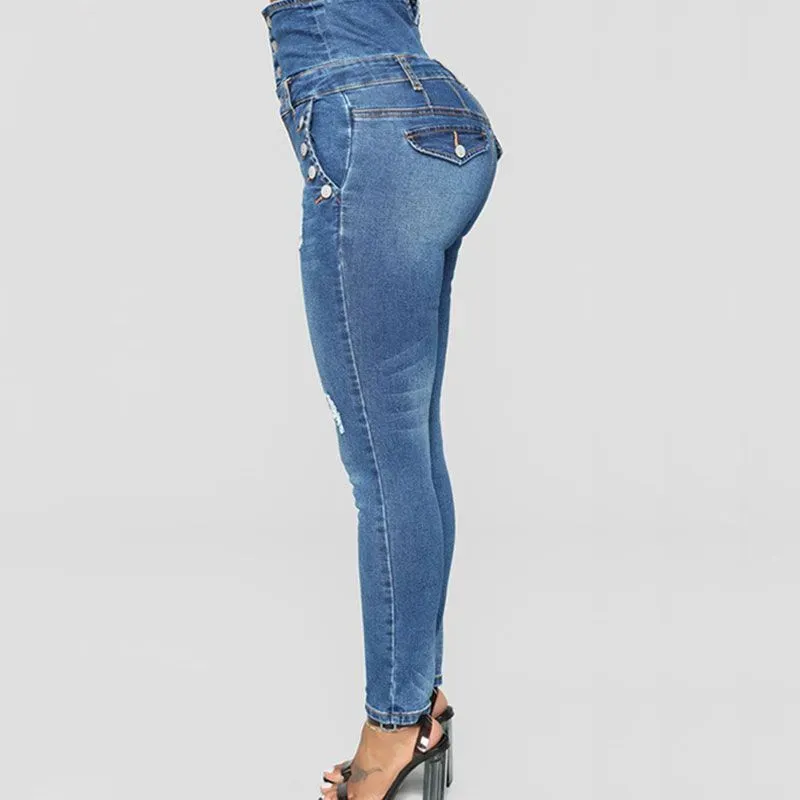 Super High Waist Skinny Jeans