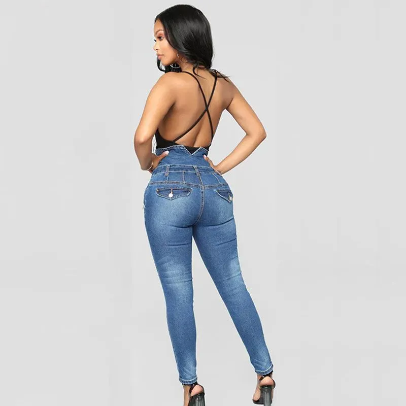 Super High Waist Skinny Jeans