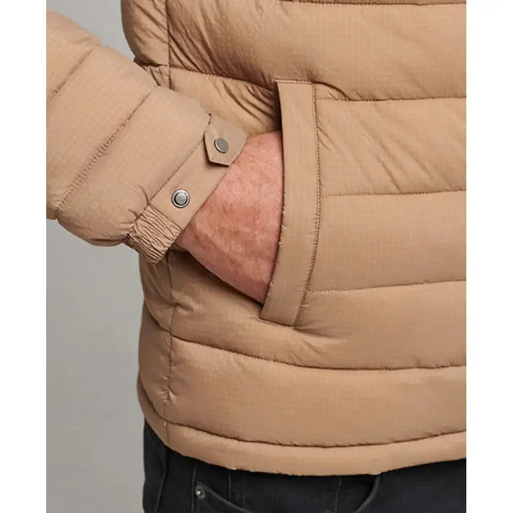 Superdry Mens Studios Padded Jacket Beige