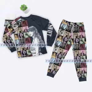 Taylor Swift Eras Tour TS Pajamas Set, Swiftie Merch, The Eras Tour TS Pajamas Set 5