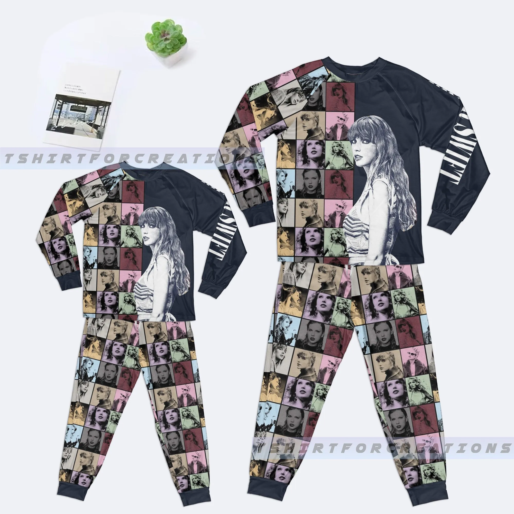 Taylor Swift Eras Tour TS Pajamas Set, Swiftie Merch, The Eras Tour TS Pajamas Set 5