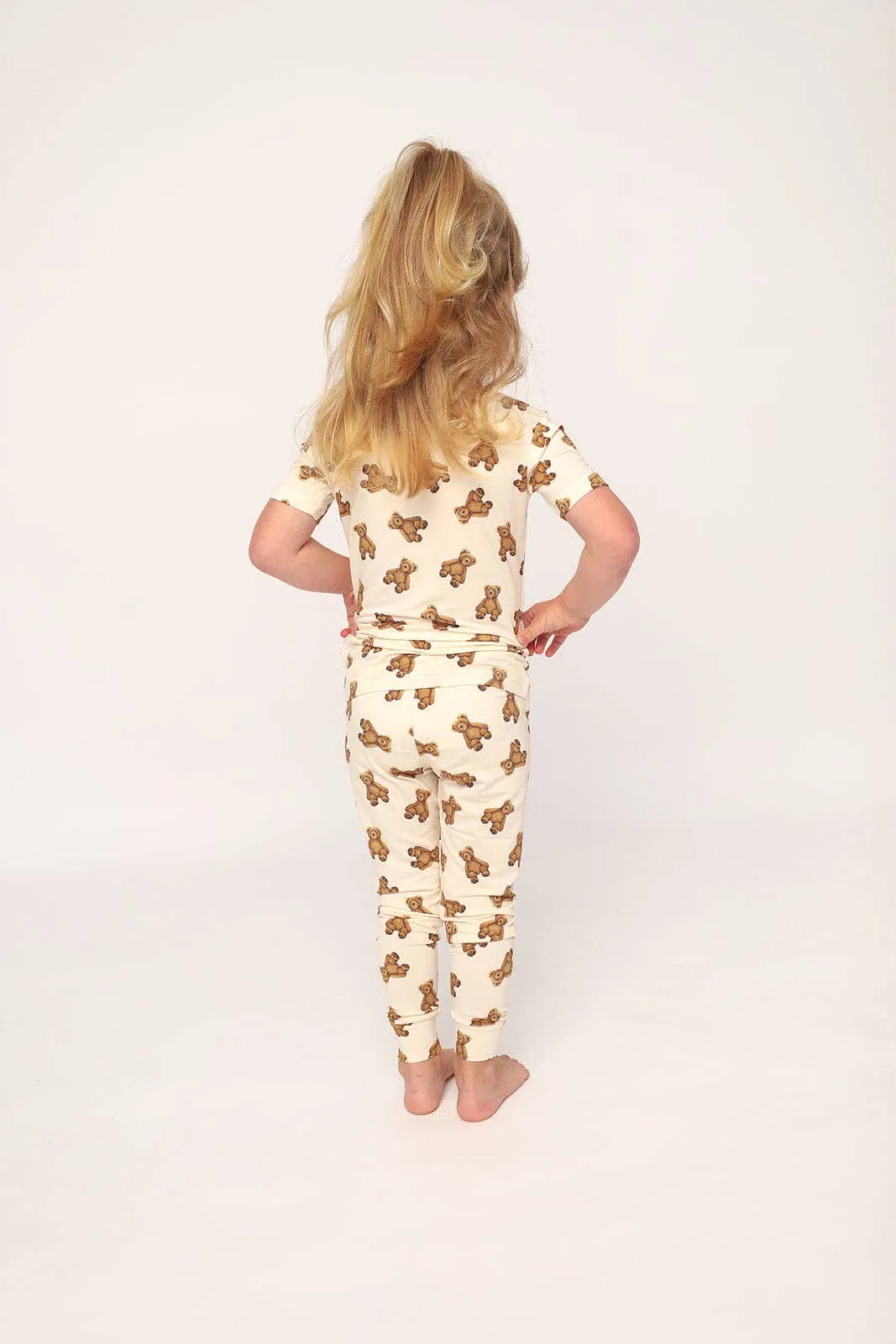 Teddy Bear 2 Piece Bamboo Pajama Set