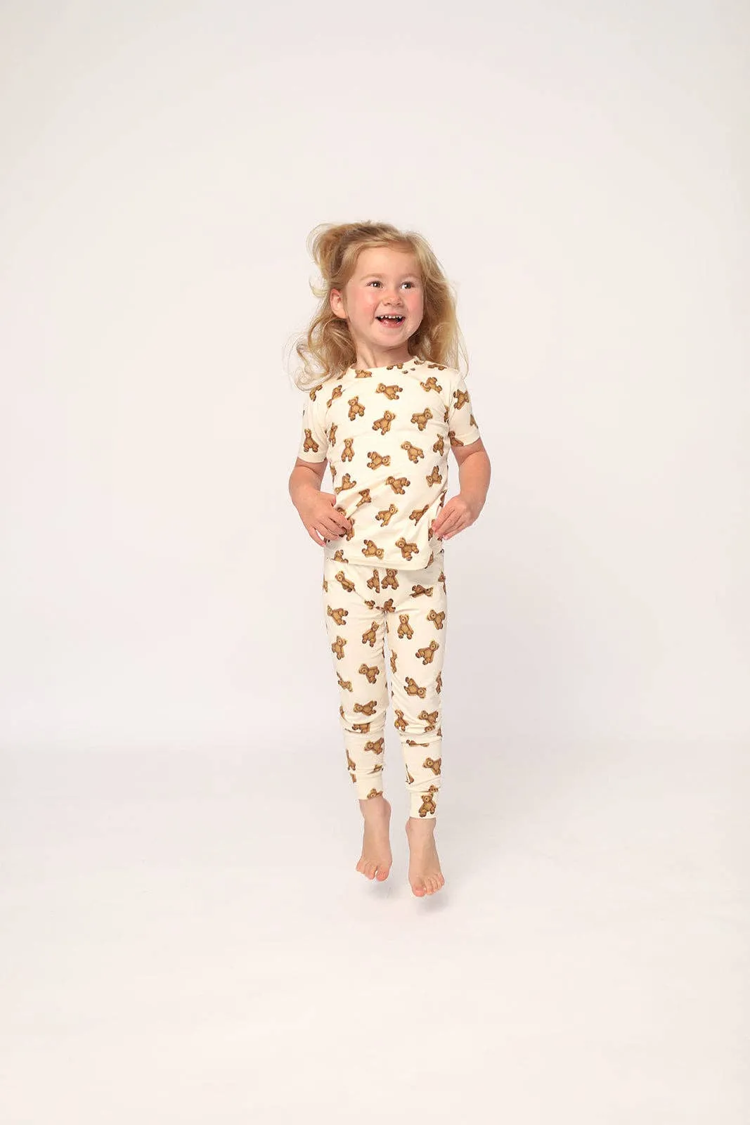 Teddy Bear 2 Piece Bamboo Pajama Set
