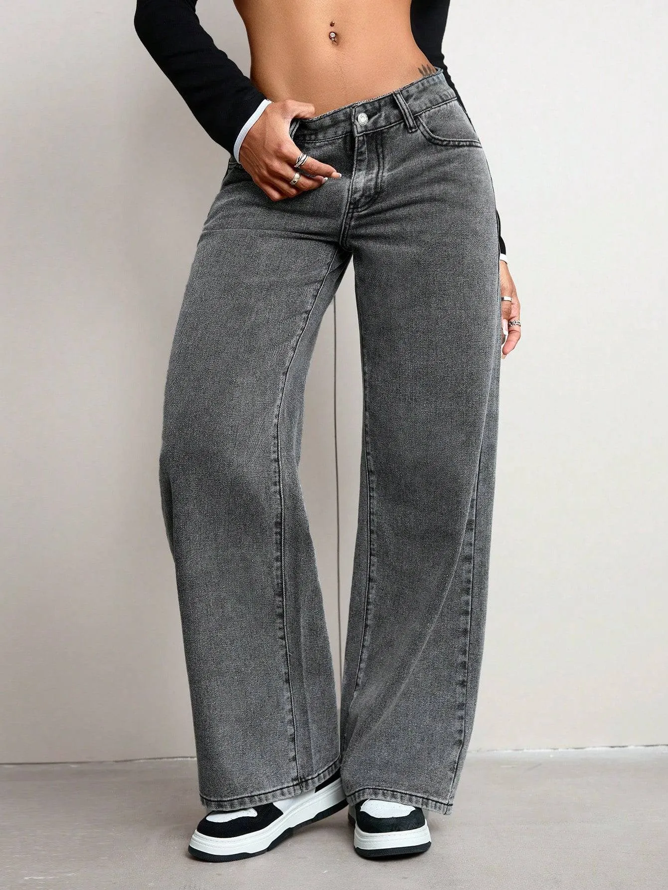 The Effortless Edge Stonewash Jeans