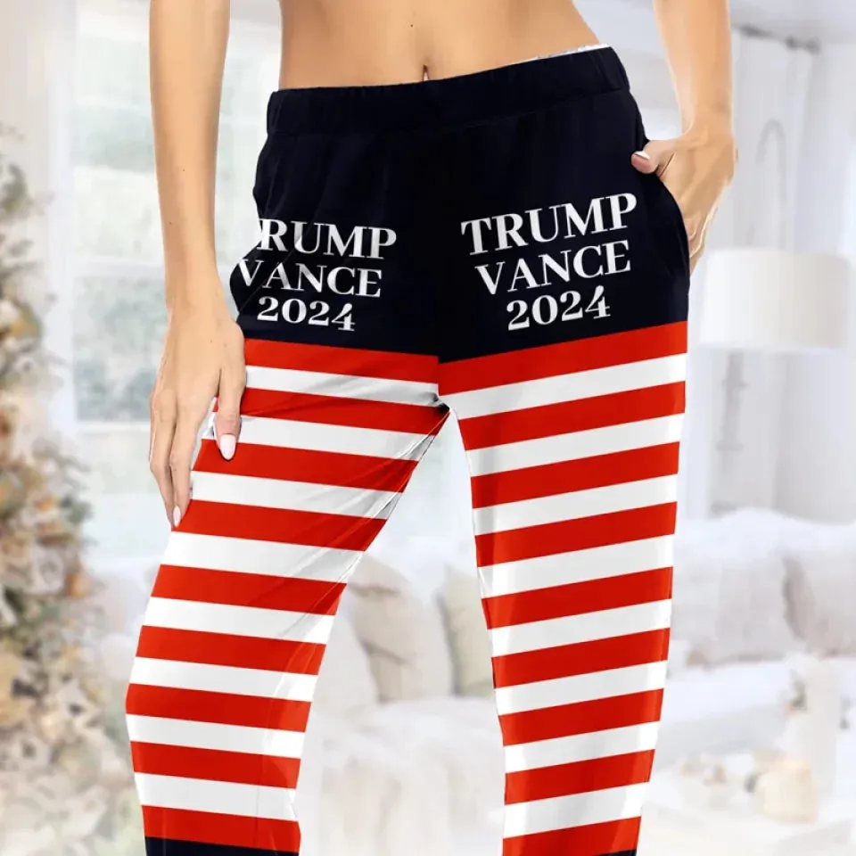 They're Ready To Shine - US Elections Pajama Pants - Gift For Conservative Supporters