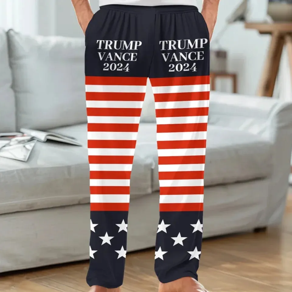 They're Ready To Shine - US Elections Pajama Pants - Gift For Conservative Supporters
