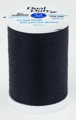 Thread - Dual Duty XP All Purpose Polyester Thread - 250yds - Black