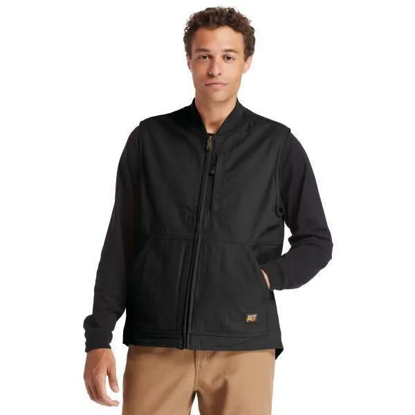 Timberland Pro Men's Gritman Lined Work Vest - Jet Black - TB0A1VBF015