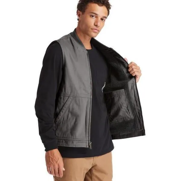 Timberland Pro Men's Gritman Lined Work Vest - Pewter - TB0A1VBF060