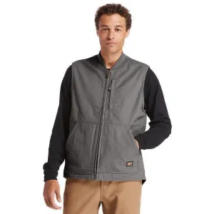 Timberland Pro Men's Gritman Lined Work Vest - Pewter - TB0A1VBF060