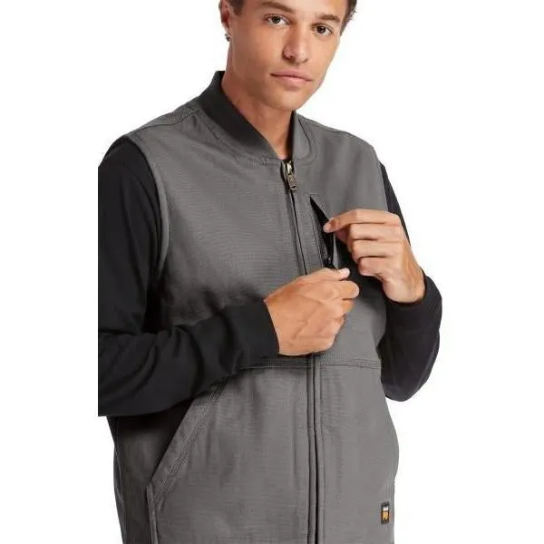 Timberland Pro Men's Gritman Lined Work Vest - Pewter - TB0A1VBF060