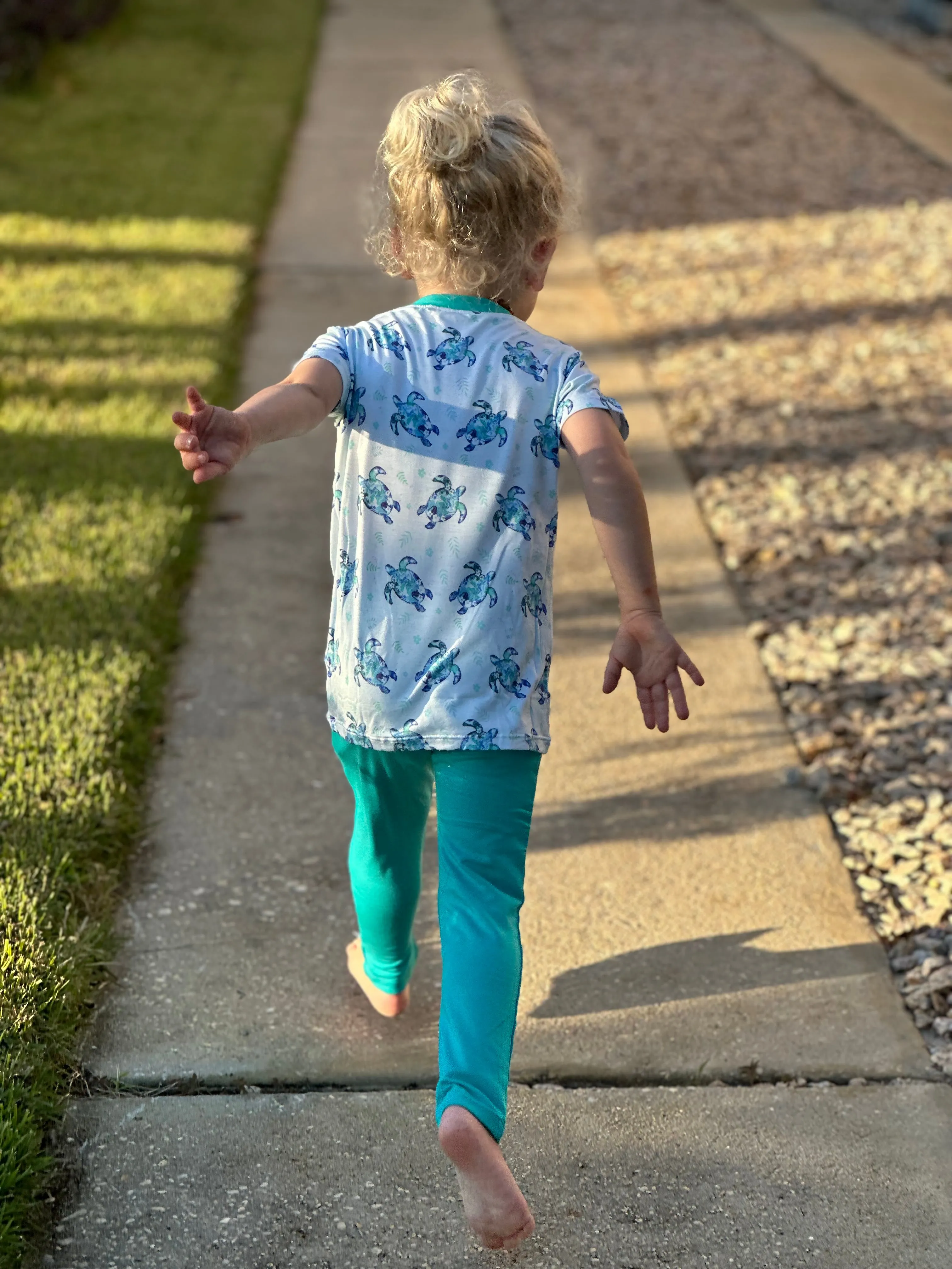 Turquoise | Bamboo Baby, Toddler & Kids Pants