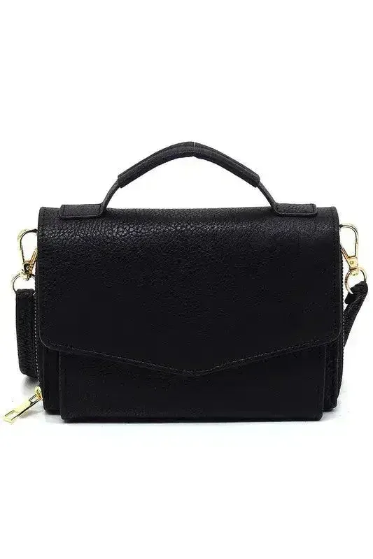 Vegan Leather Crossbody Bag - Compact Phone Organizer | Femstylo