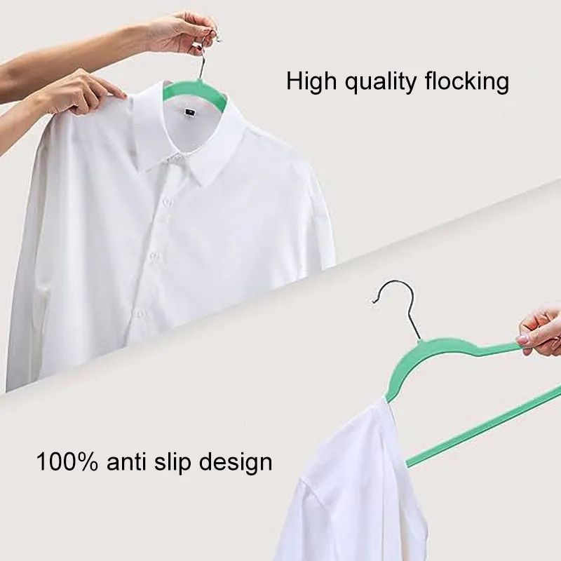 Velvet Non-Slip Hangers 10 Pack