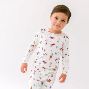 Vintage Holiday Bamboo Kids Pajamas