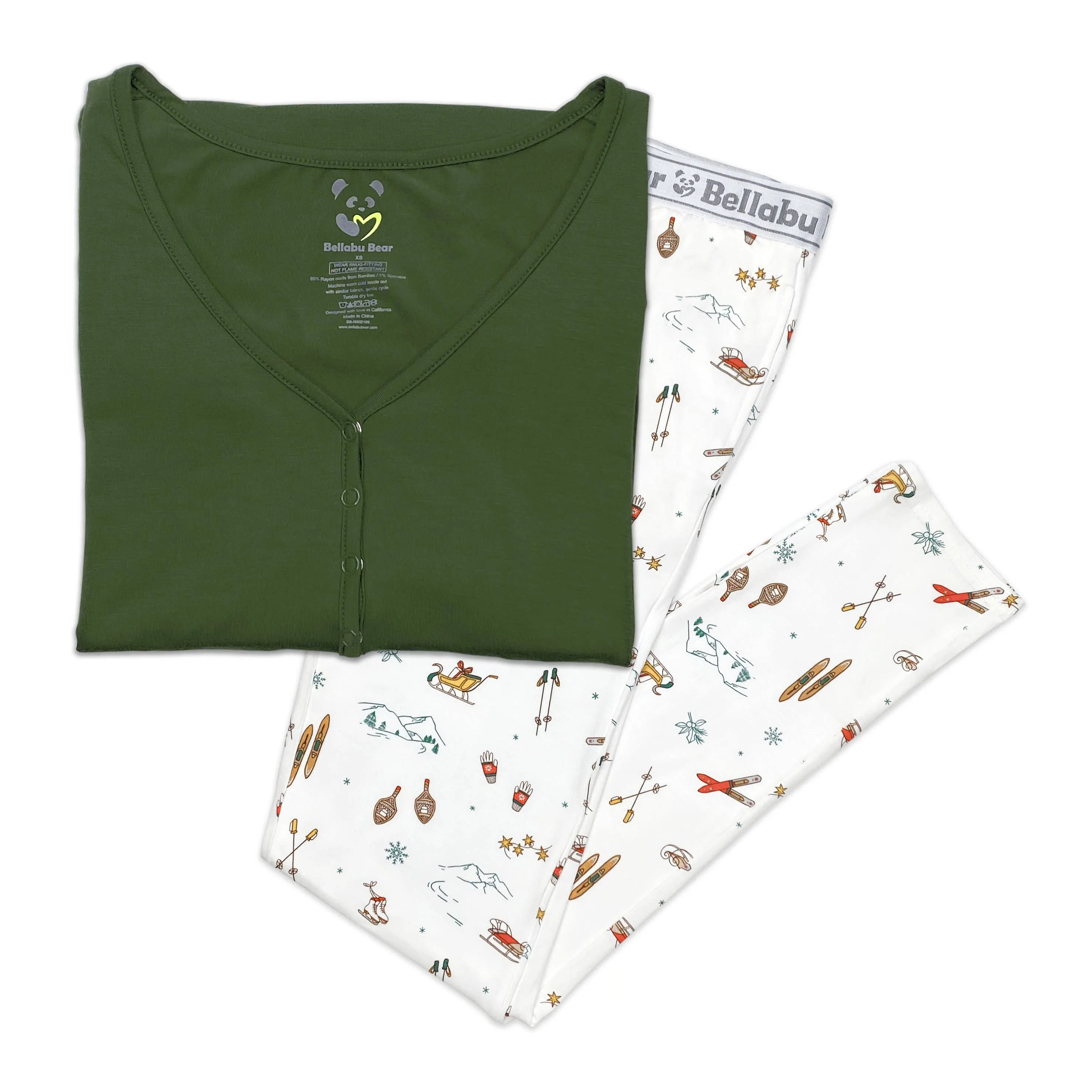 Vintage Holiday Bamboo Women's Pajamas
