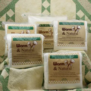 Warm & Natural 100% Cotton Batting by the Piece