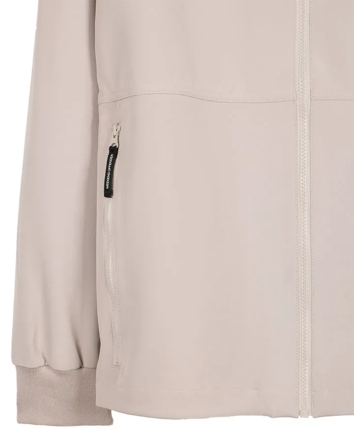Weekend Offender Stipe Jacket Pumice