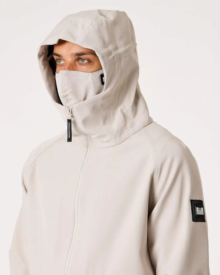 Weekend Offender Stipe Jacket Pumice