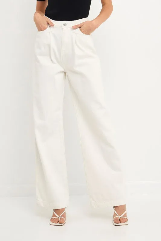 White High Waist Jean