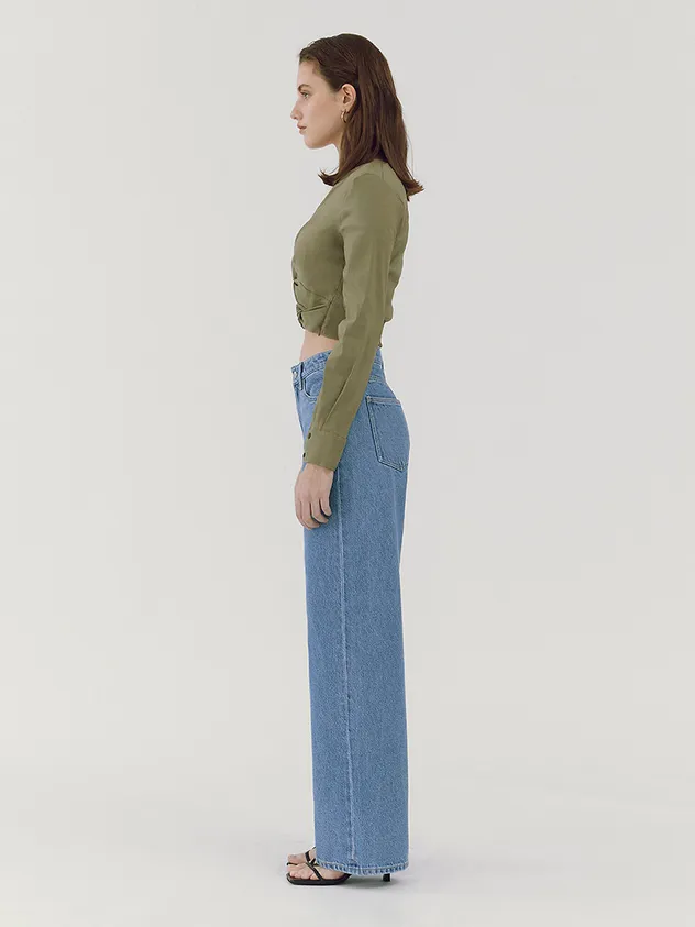 Wide Standard Jeans - Light Blue