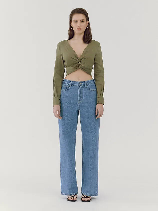 Wide Standard Jeans - Light Blue