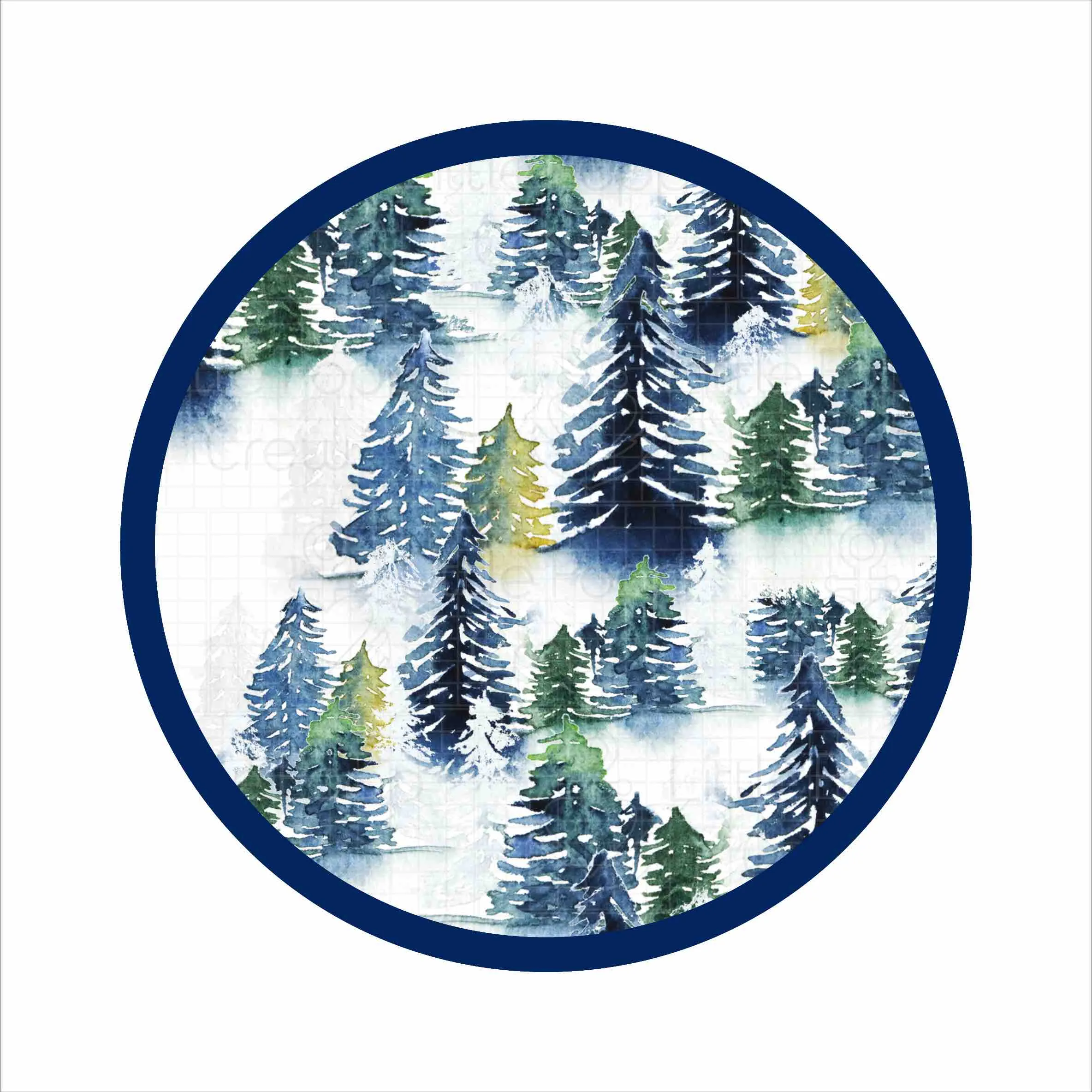 Winter Trees | Bamboo Toddler & Kids Pocket T-Shirt
