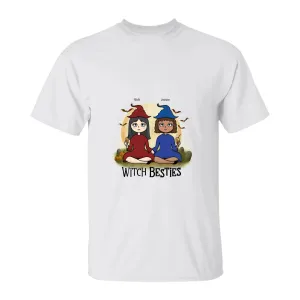 Witch Besties Personalized Halloween  T-Shirt