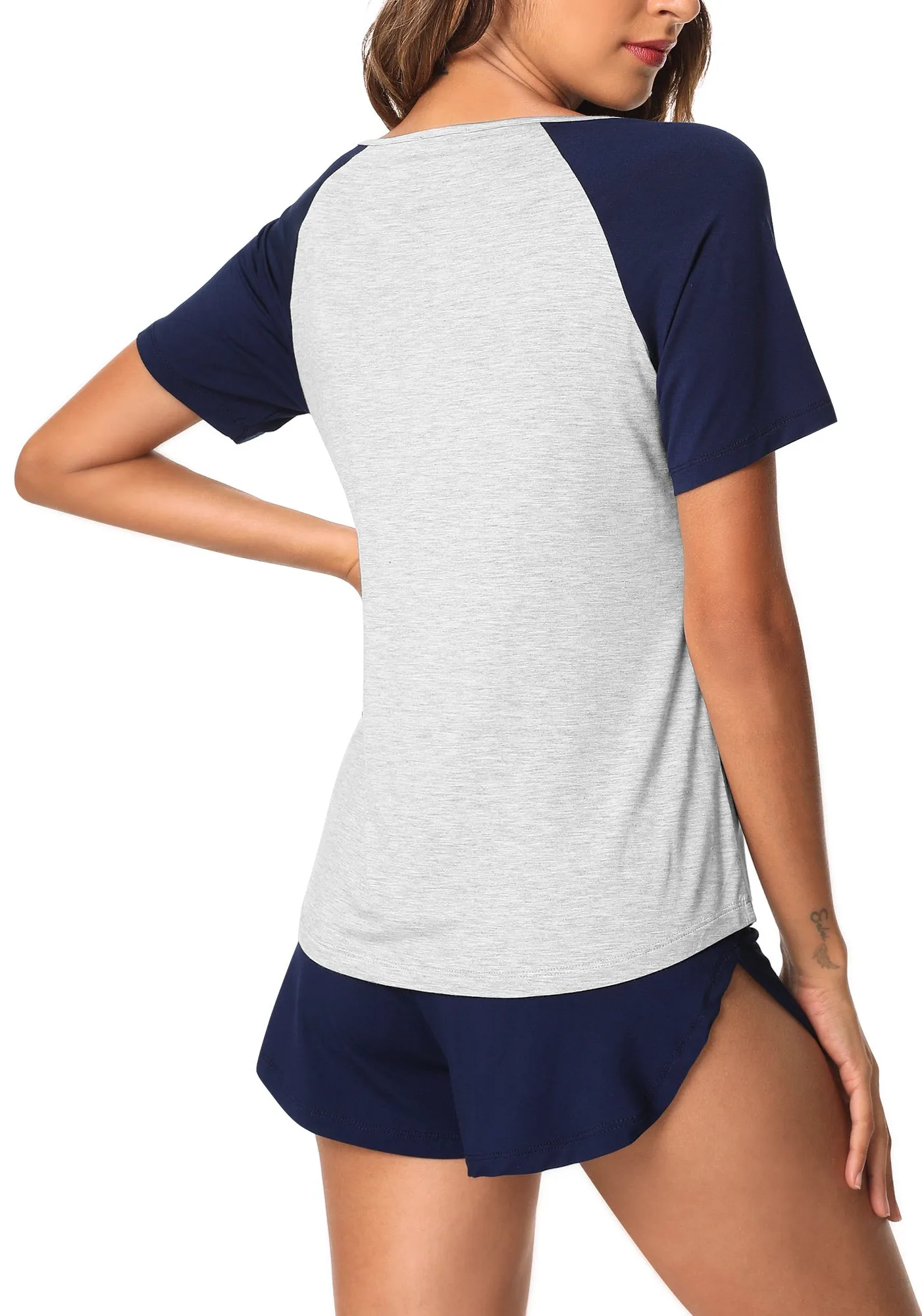 WiWi Soft Bamboo Button Down Pajama Set