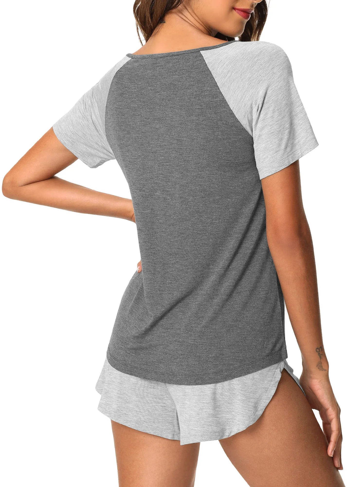 WiWi Soft Bamboo Button Down Pajama Set