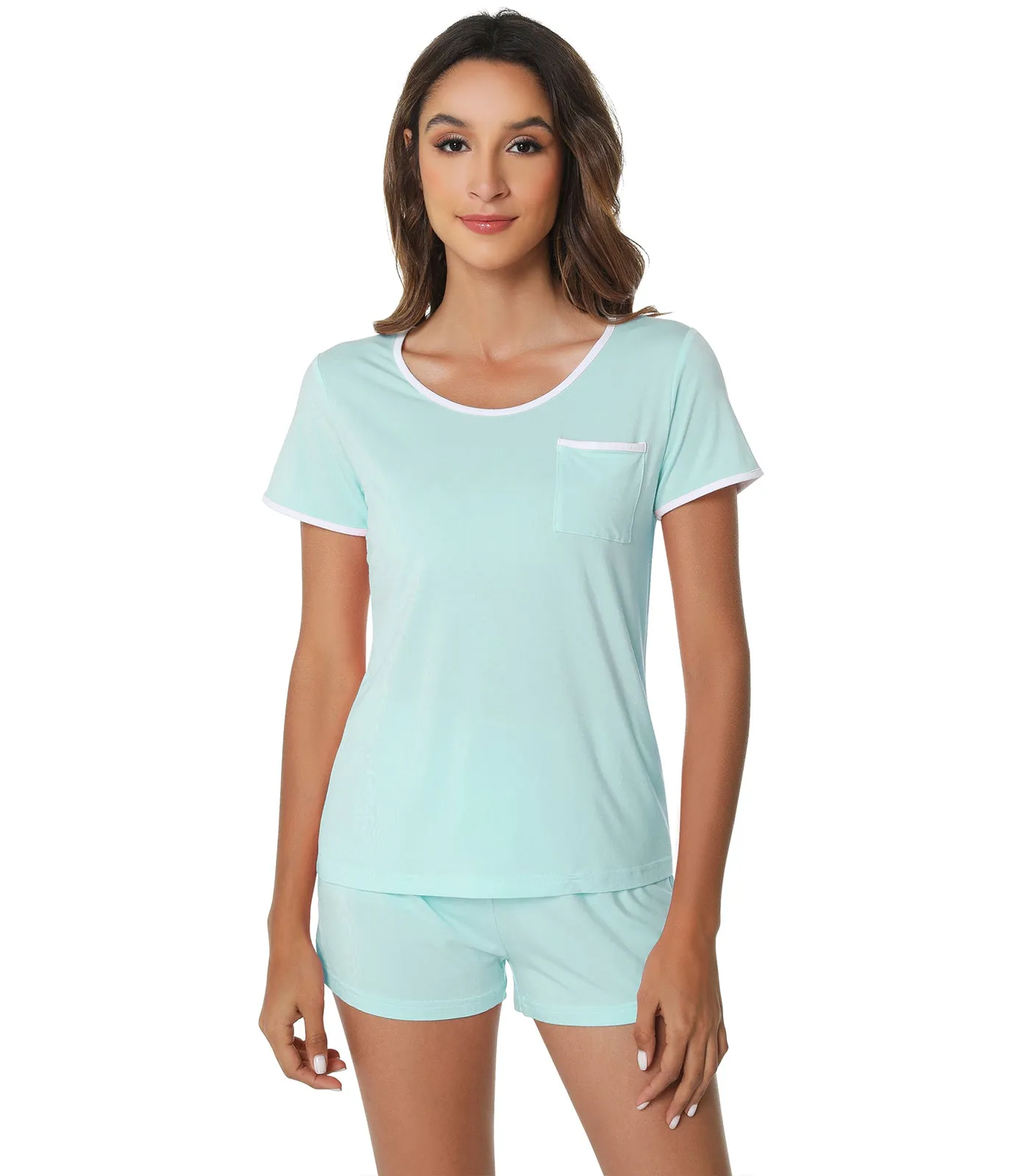 WiWi Womens Comfy Bamboo Pajamas Set