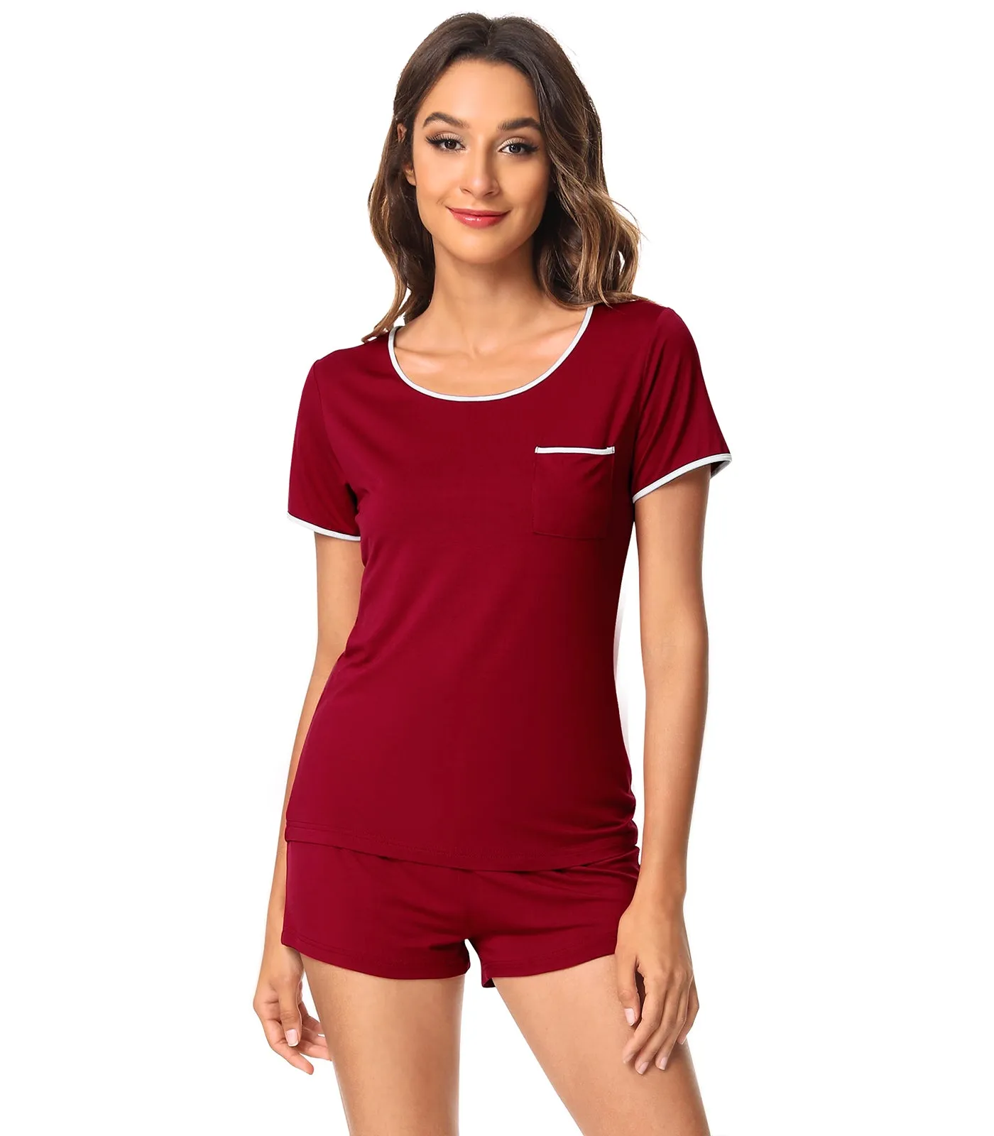 WiWi Womens Comfy Bamboo Pajamas Set