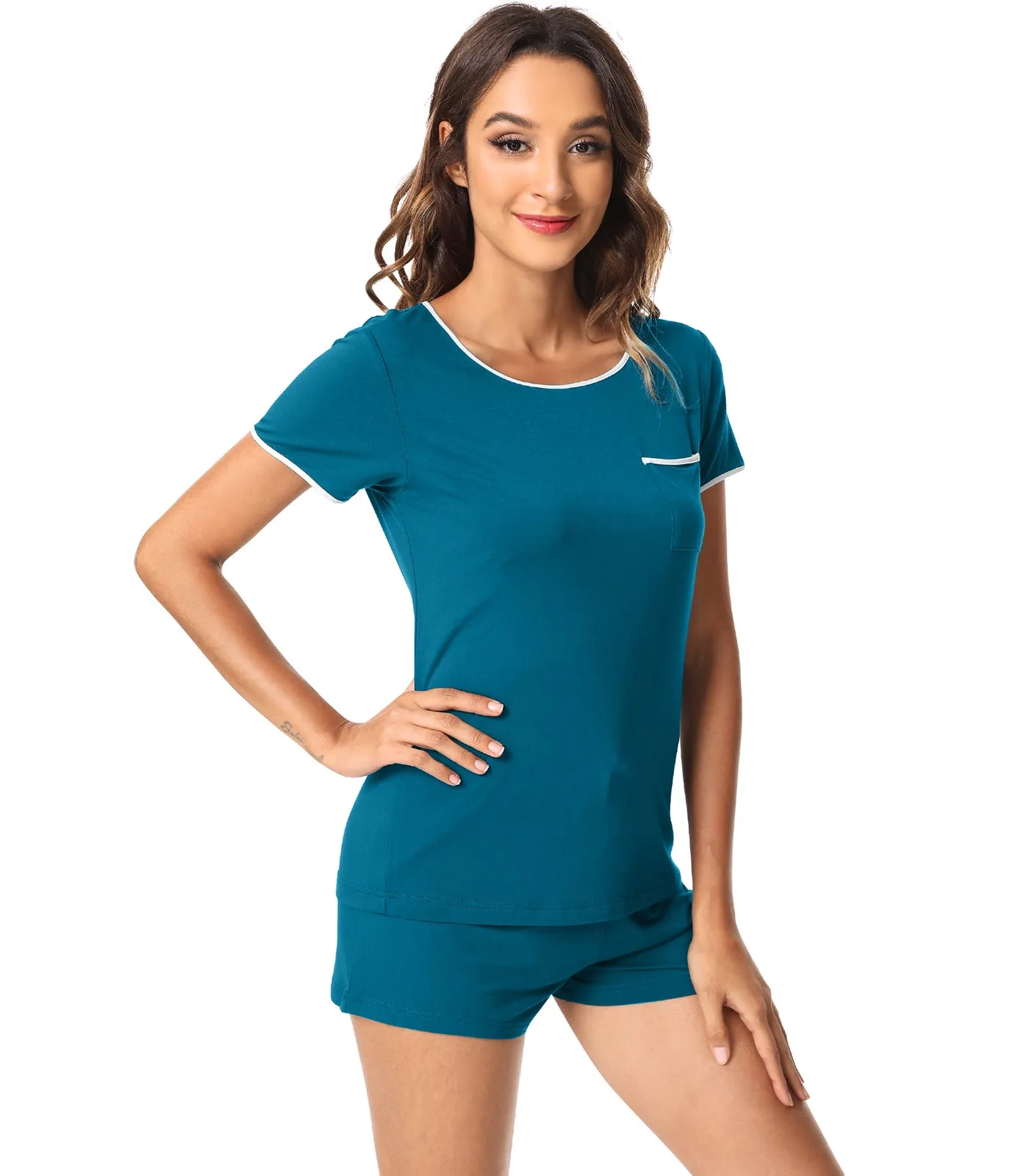WiWi Womens Comfy Bamboo Pajamas Set