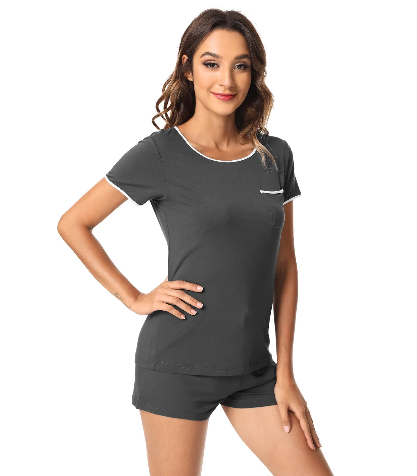 WiWi Womens Comfy Bamboo Pajamas Set