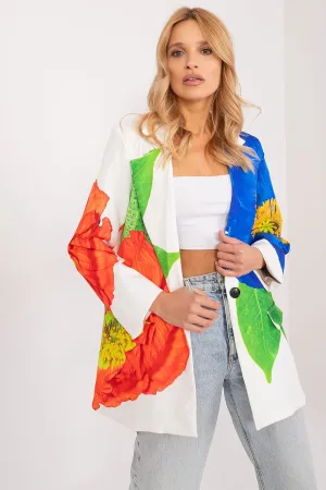 Women's Bright Colorful Jacket Blazer by Italy Moda