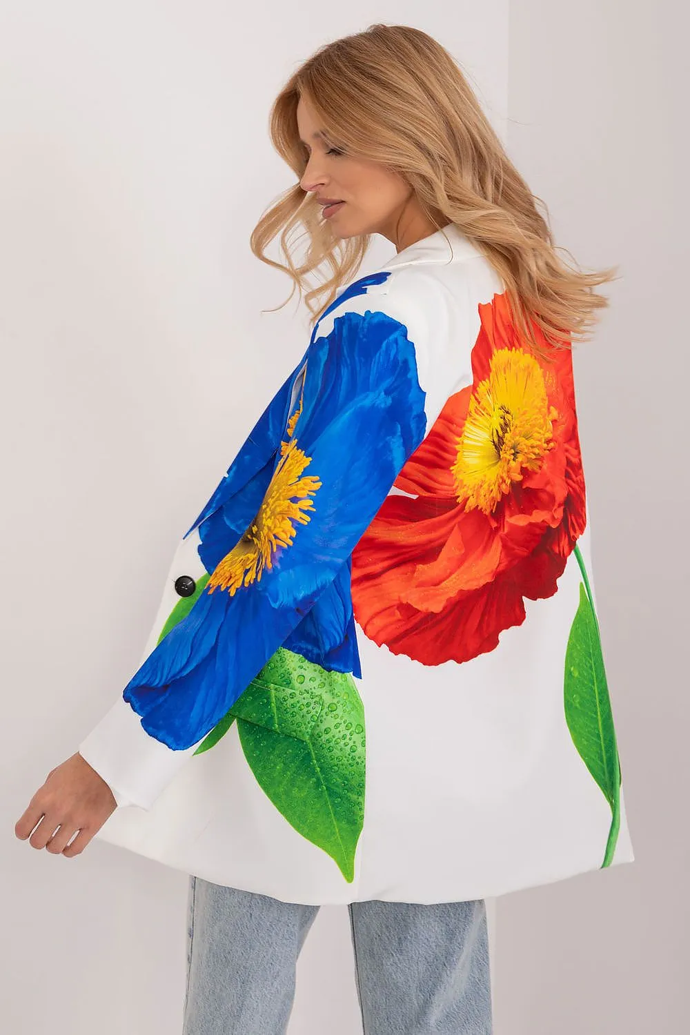 Women's Bright Colorful Jacket Blazer by Italy Moda